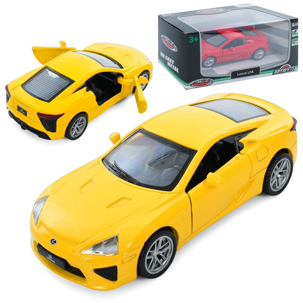 Машина металева інер-а, Lexus LFA (1:43) 11см. двері, в коробці