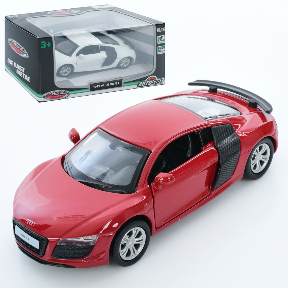 Машина металева інер-а, Audi R8 GT (1:43) 11см