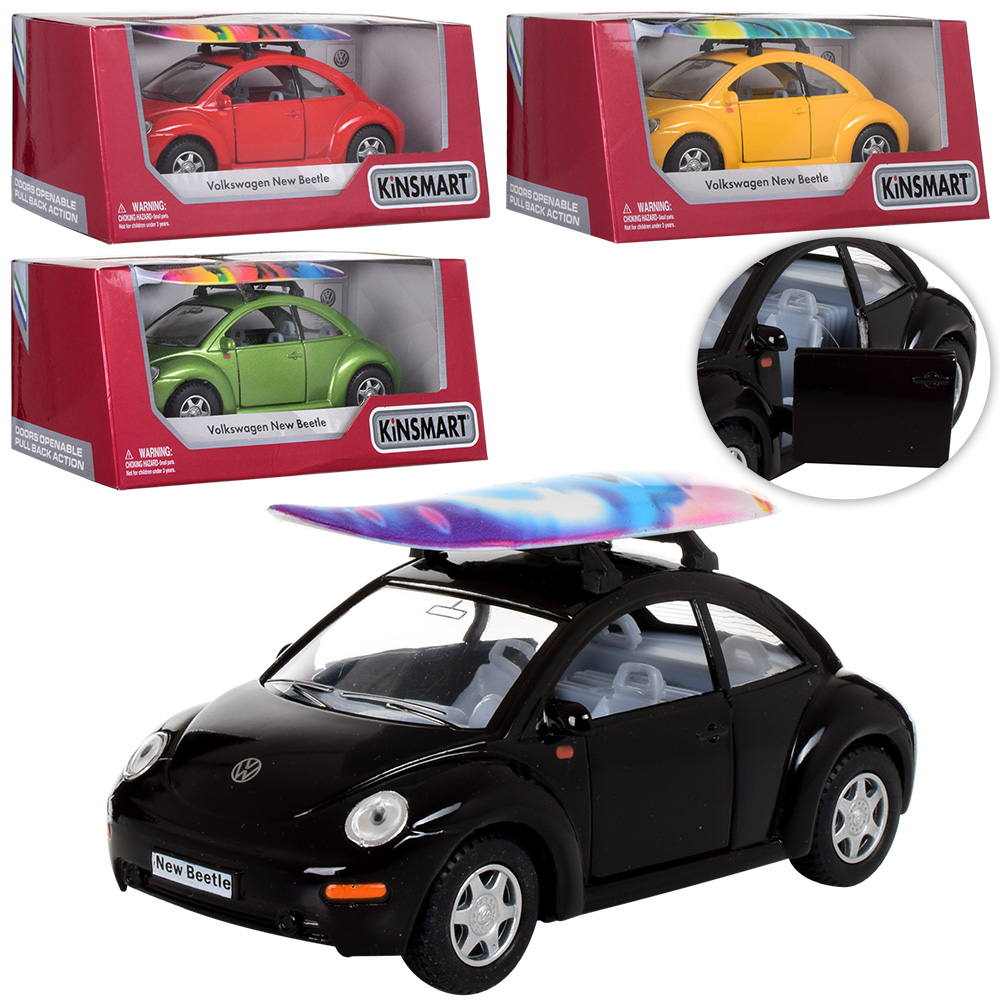 Машина металева Volkswagen New Beetle 1998 (1:32) , в коробці, 16×8,5×7,5см