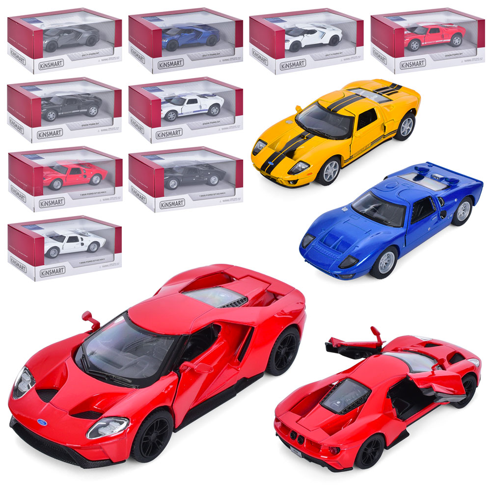 Машина інер-а металева Ford GT40 MKII 1966,в коробці, 16×7,5×8см