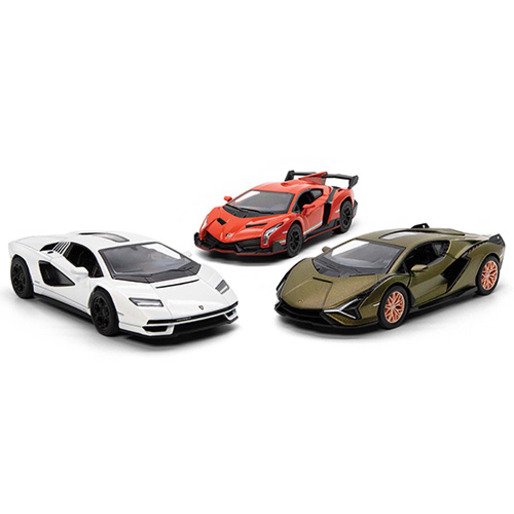 Машина інер-а металева Lamborghini Sián FKP 37 2022,в коробці, 16×7,5×8см