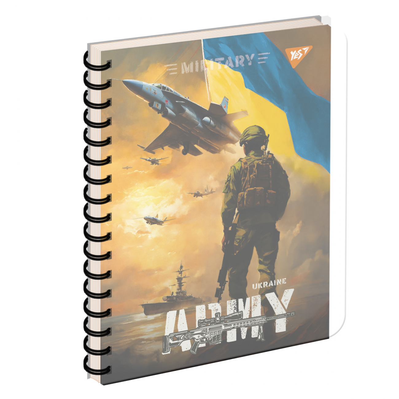 Блокнот пруж. В5 144 аркуші Army Ukraine