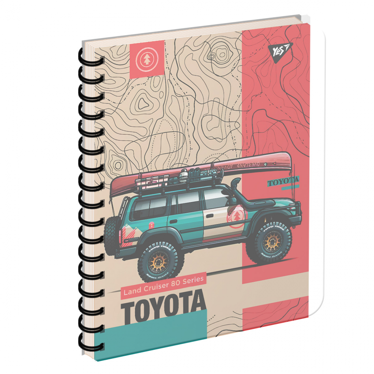 Блокнот пруж. В5 144 аркуші Off road vehicle