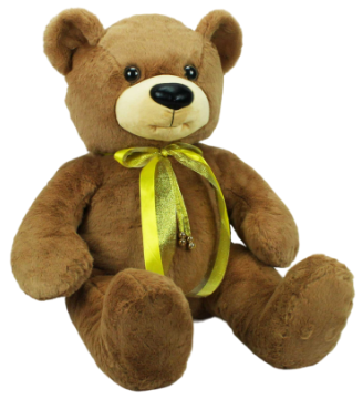 М'яка іграшка «Teddy Luxury brown» 40×39×73