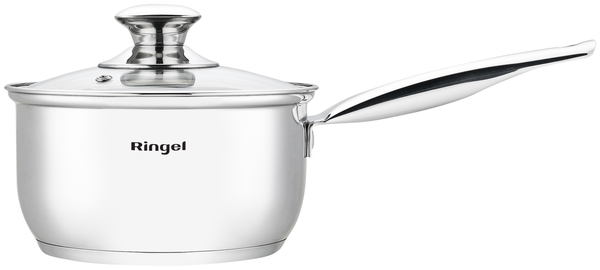 Ківш з нержавіючої сталі «Ringel Grey line» 16cм 1,6л з кришкою