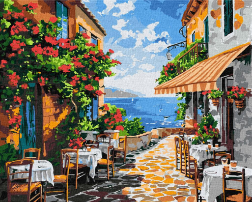 Картини по номерах акрилові «Тихий куточок» 40×50см