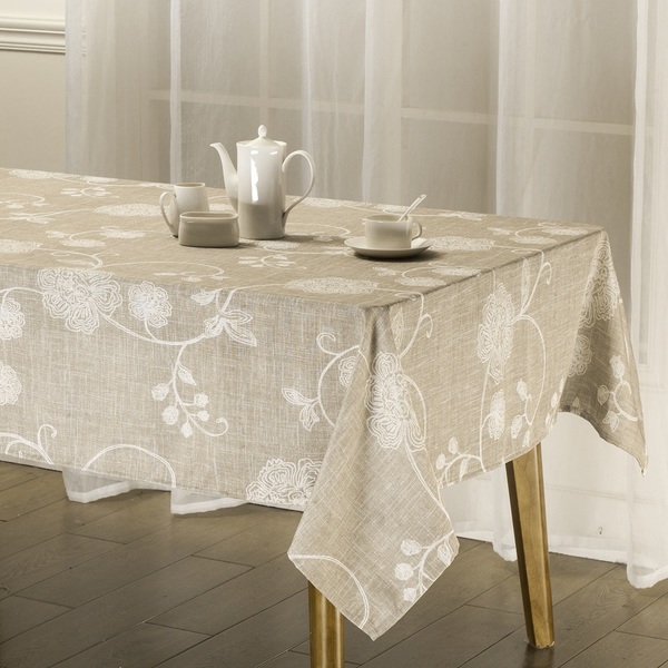 Скатертина «SOHO» Bouquet Cream 140×180см