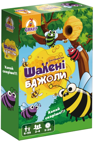 Гра настільна «Шалені бджоли»