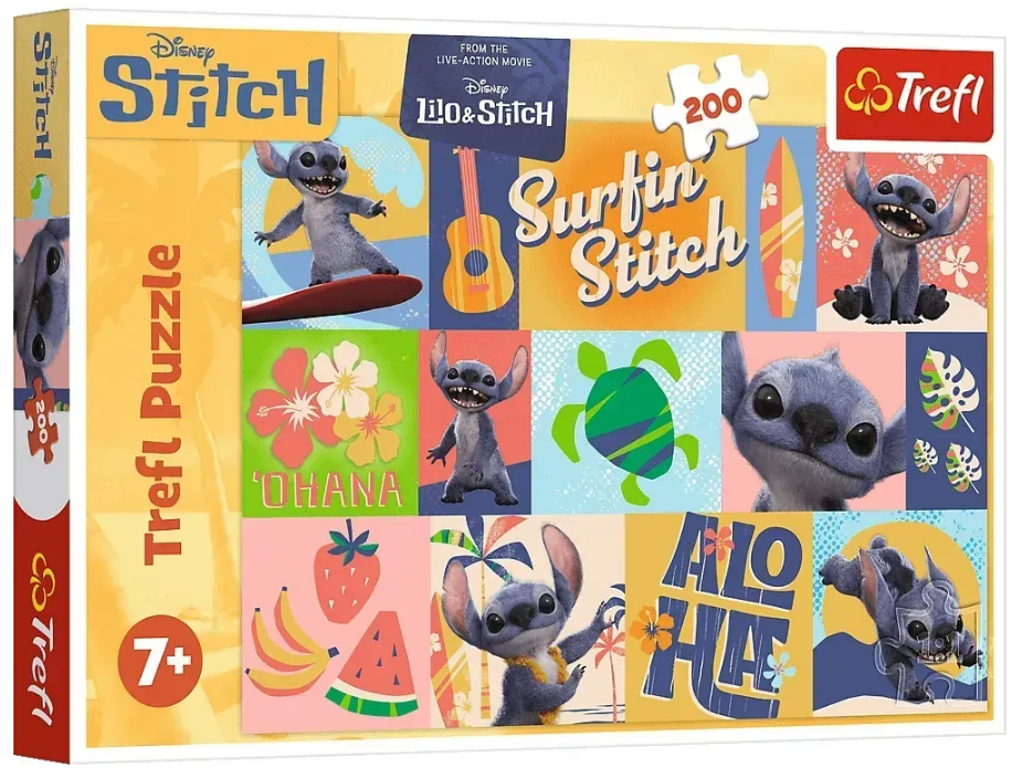Пазли 200 елементів Disney Stitch The Movie Пригоди на Гаваях