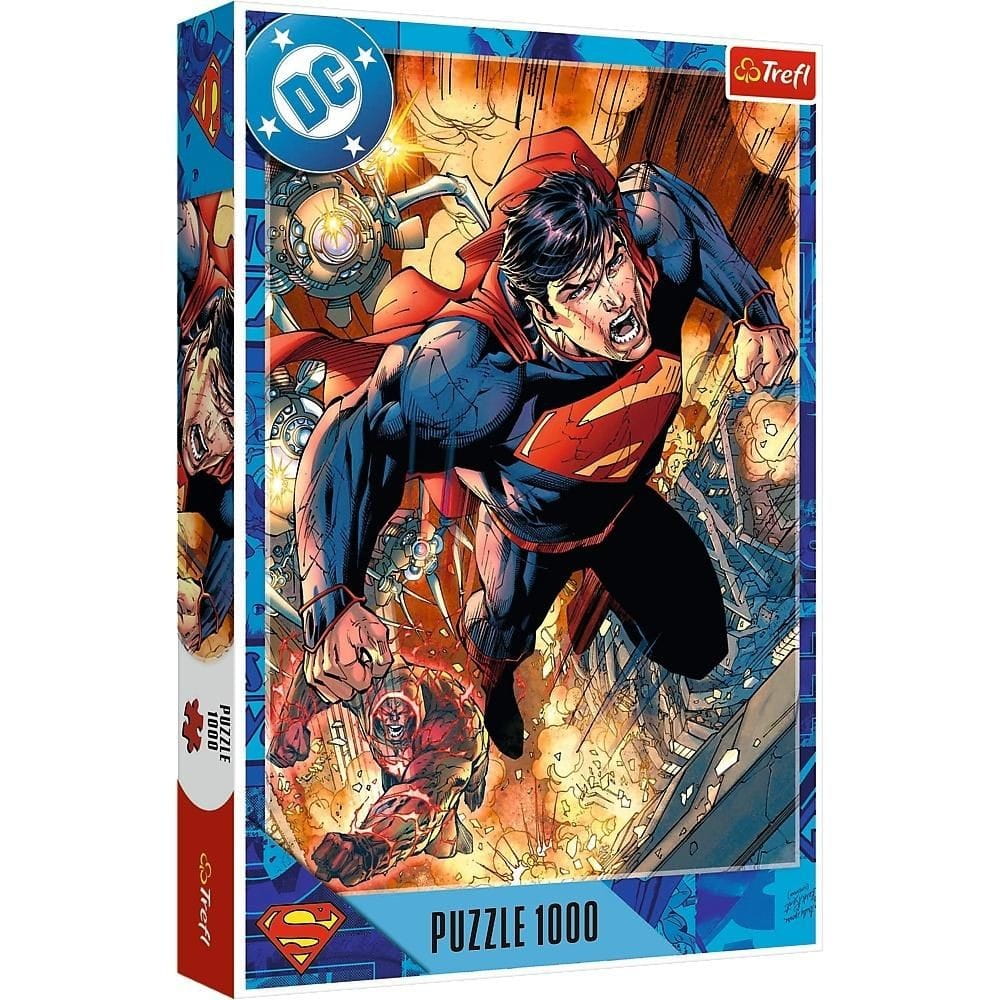 Пазли 1000 елементів Superman Супермен в дії