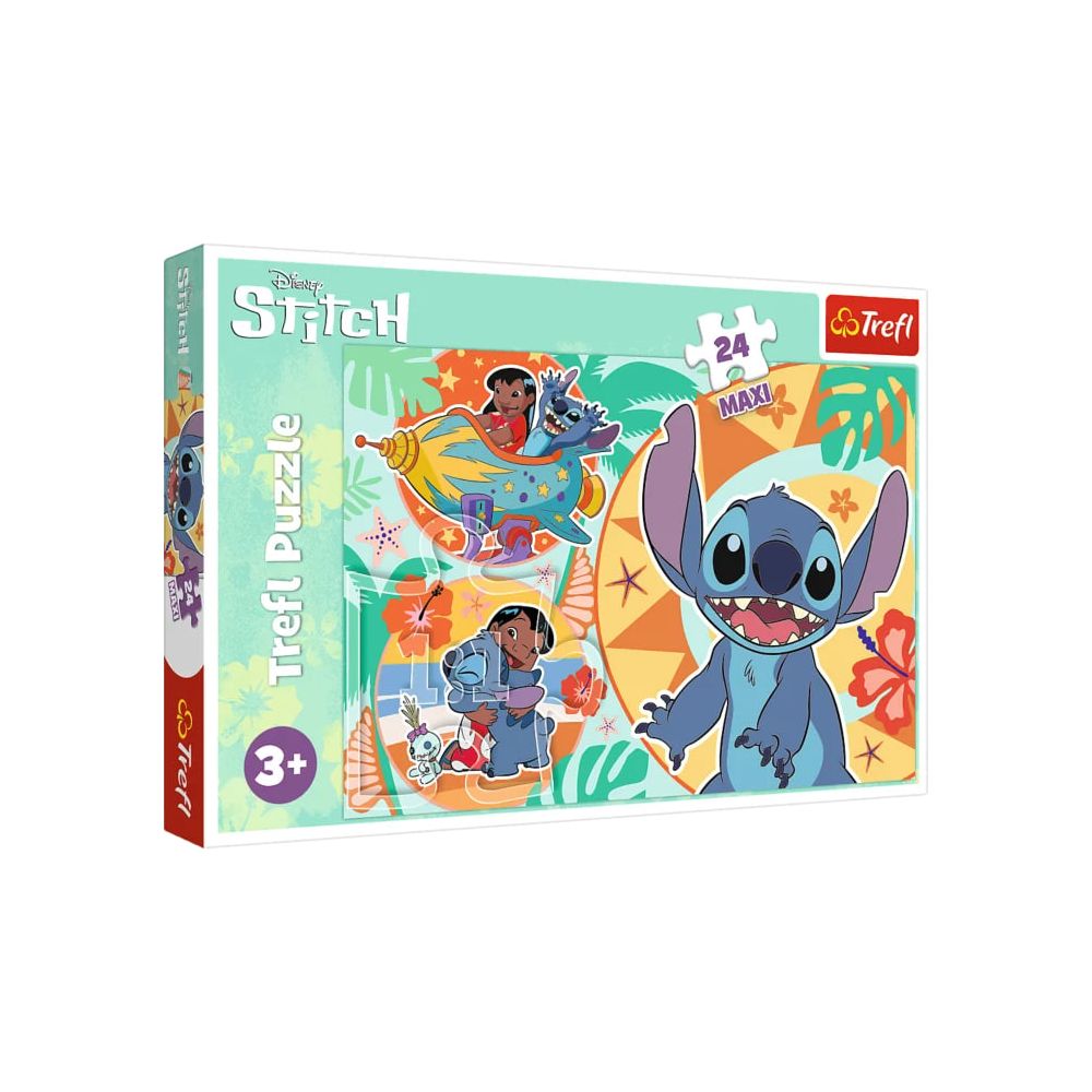 Пазли 24 елементи Maxi Lilo&Stitch Щасливий день