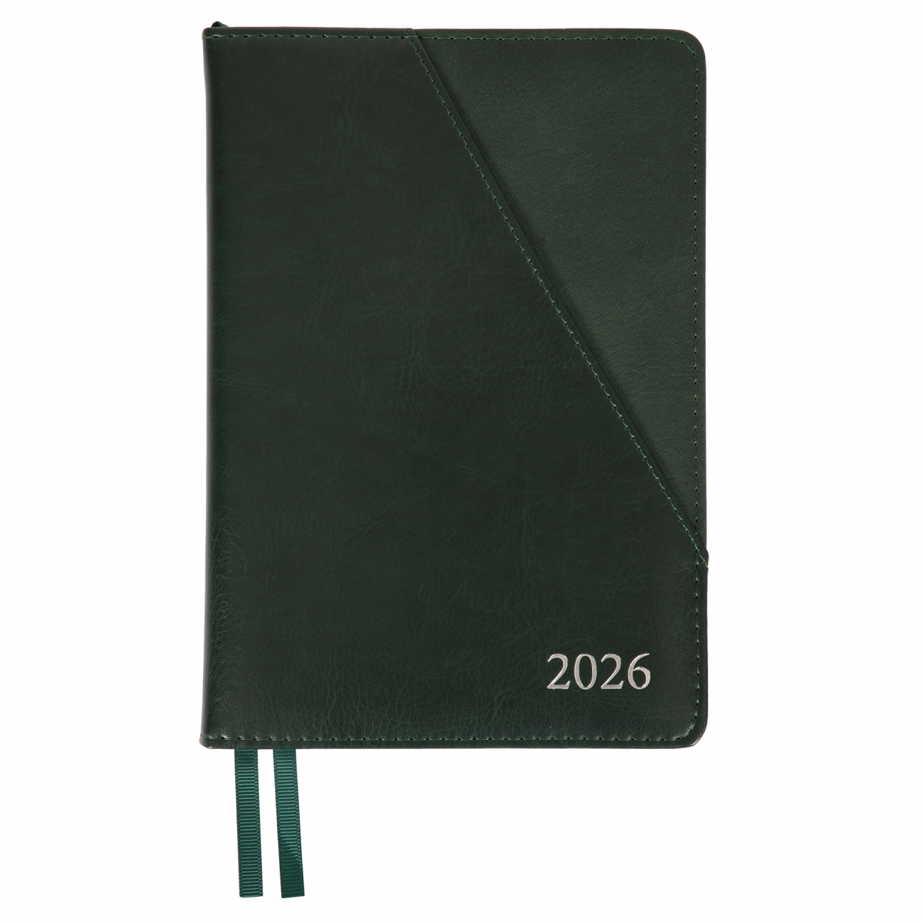 Щоденник А5 «Leo Planner» дат2026 184 аркуші Whisky тверда обкладинка зелений