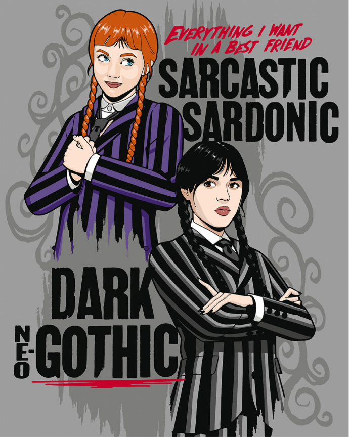 Картини по номерах Wednesday. The Admirer 40×50см