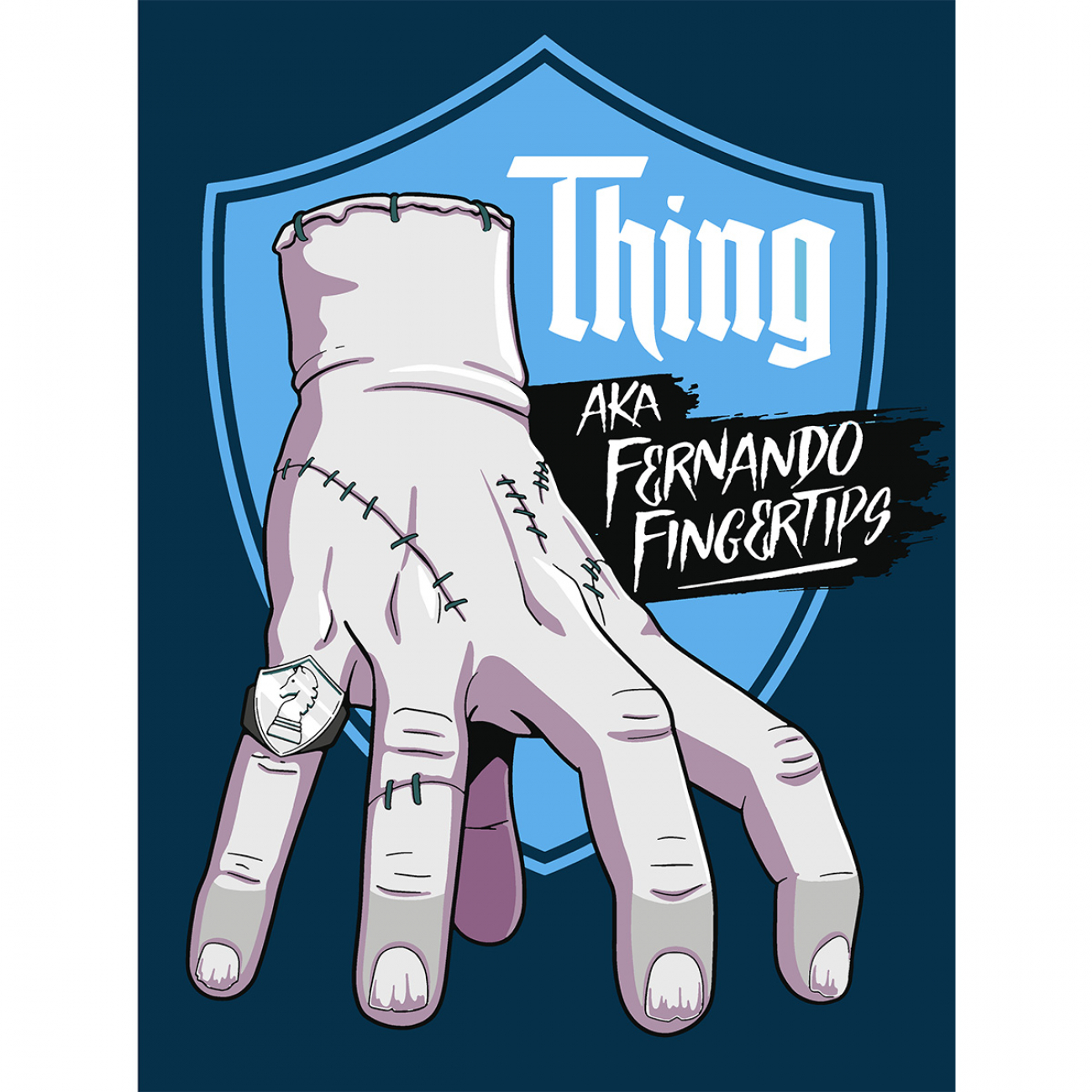 Картини по номерах Wednesday. Thing Hand 30×40см