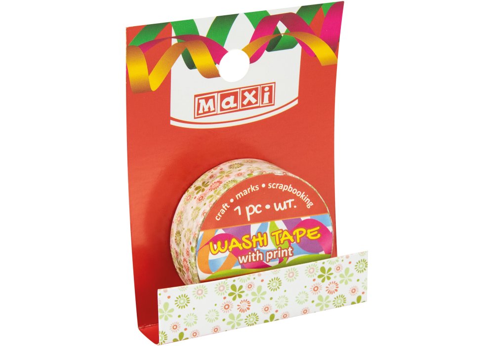 Стрічка декоративна «Maxi» з принтом 15ммх3м