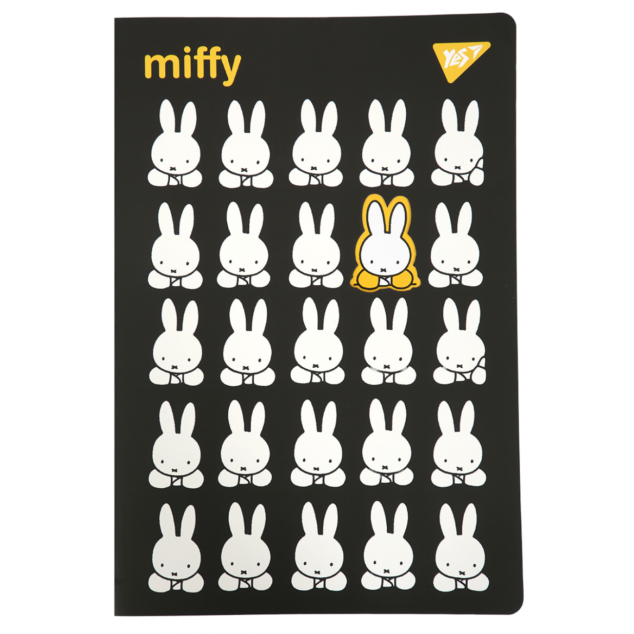 Зошит А4 40 аркушів лінія пластиковий обкладинка з висічкою Miffy