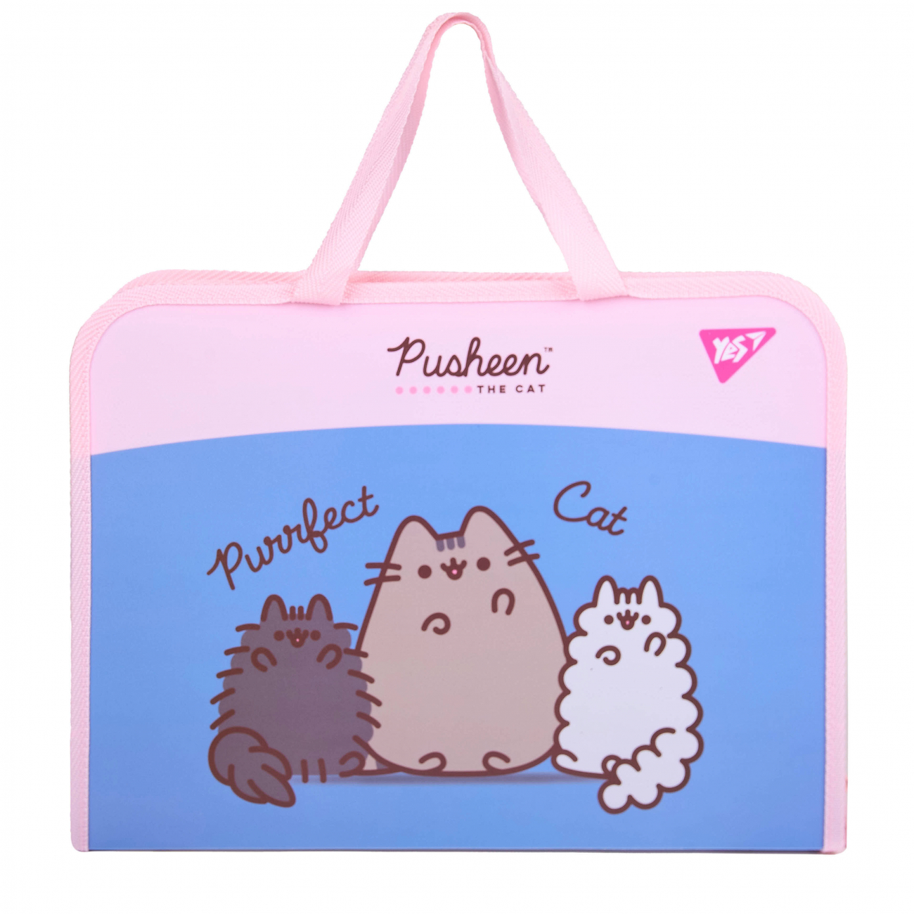 Папка-портфель А4 «Pusheen» з ручками