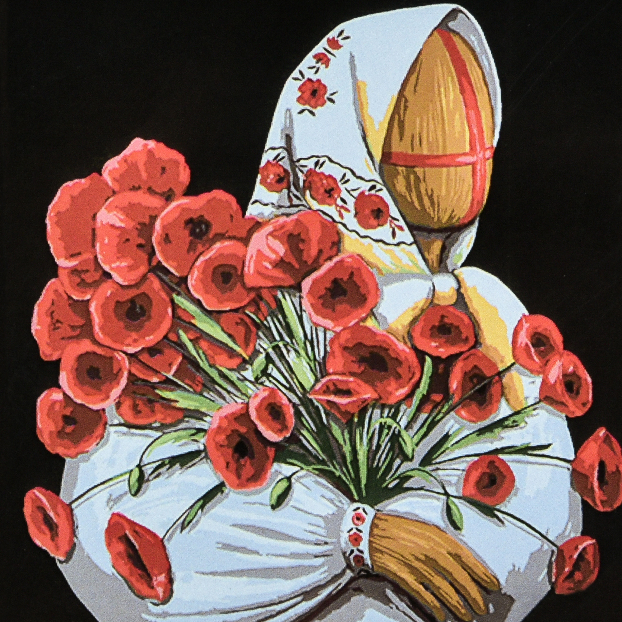 Картини по номерах «Маковія» 40×40см