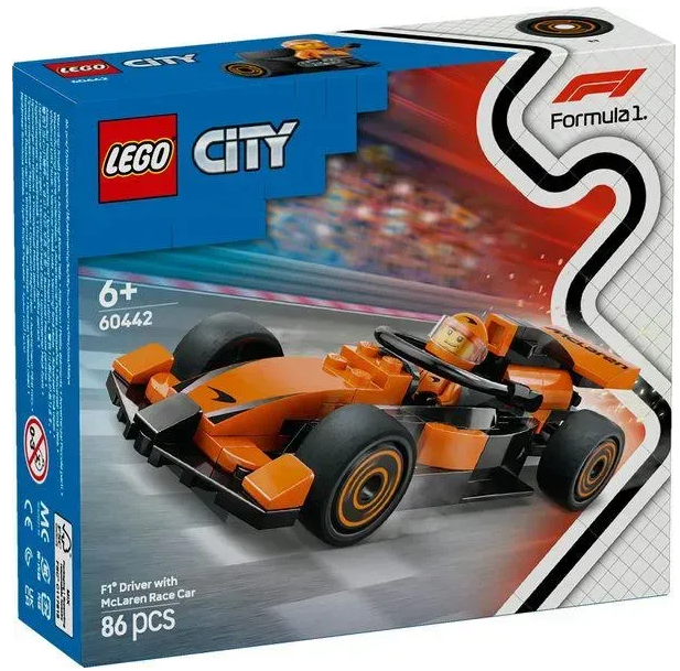 Конструктор City Пілот F1® з автомобілем для перегонів команди McLaren