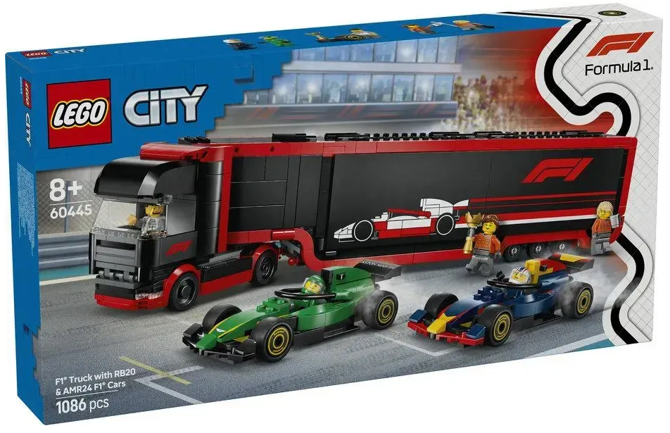 Конструктор City Вантажівка F1® з автомобілями RB20 та