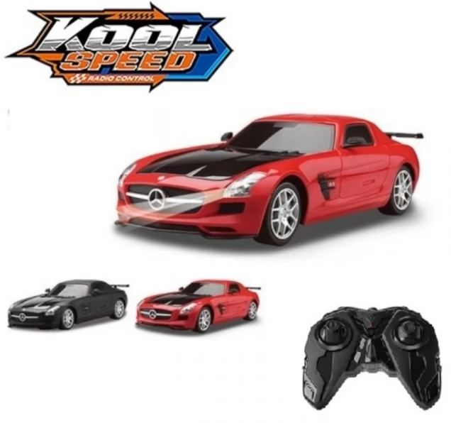 Машина RK (1:16) «Kool Speed» Mercedes-Benz SLS AMG GT, на бат-ці, 37,2×17×12см