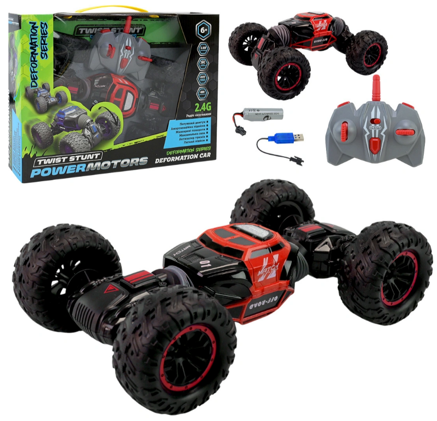 Машина RK «Powermotors», акум., звук, в коробці, 35,5×25,5×8см КІ