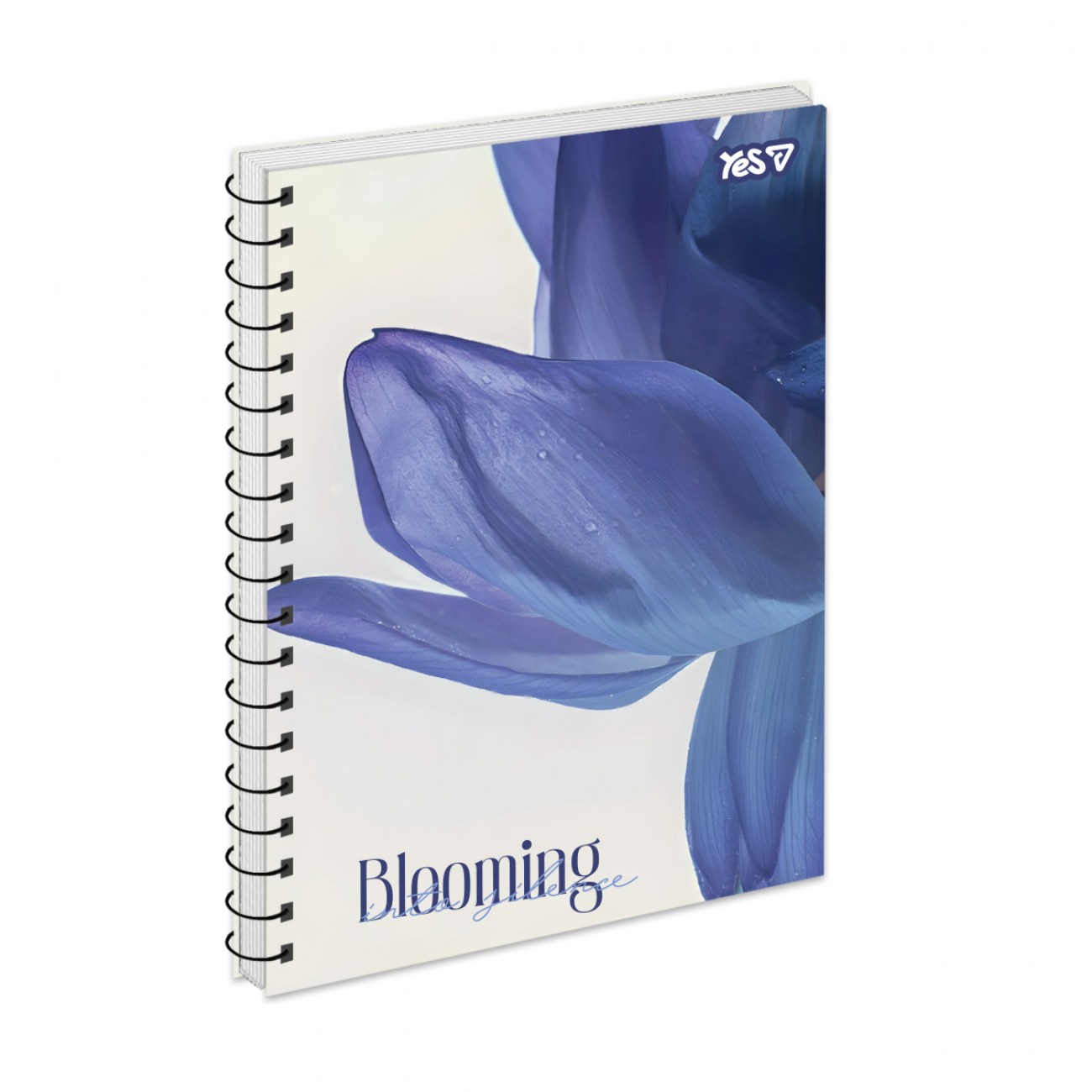 Блокнот пруж. бок А5 80 аркушів клітинка крафт Blooming
