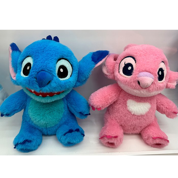 М'яка іграшка «Stitch Lilo» 18×16×12см музична, повтор, реагує на хлопок, на бат-ці