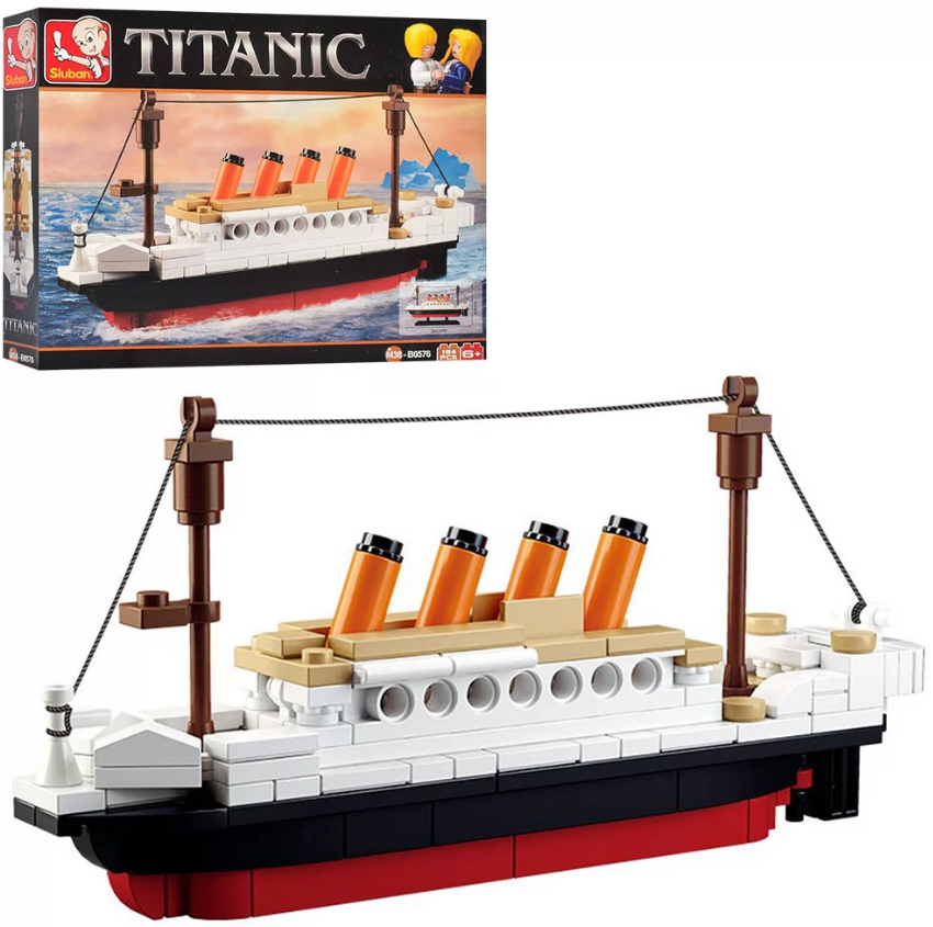 Конструктор Titanic, 194дет, в коробці, 23,5×19×4,5см