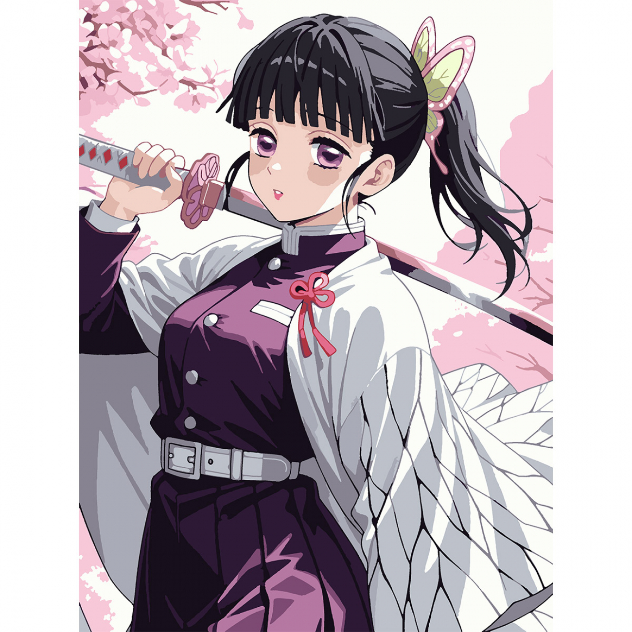Картини по номерах Demon Slayer. Shinobu Kocho 30×40см
