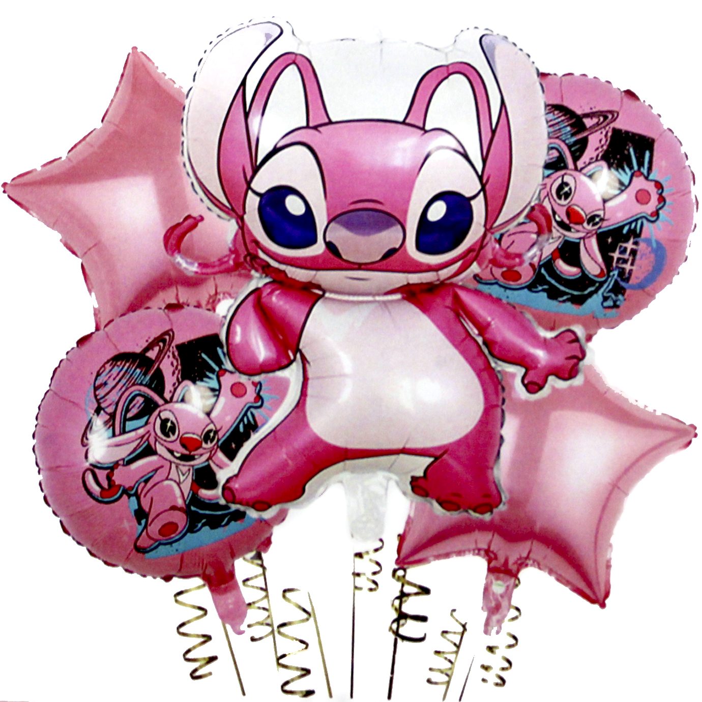Набір кульок повітряних фольгованих «Angel Stich» 5 шт