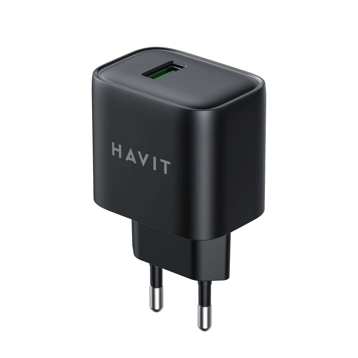 Зарядний пристрій USB 18W швидка зарядка black