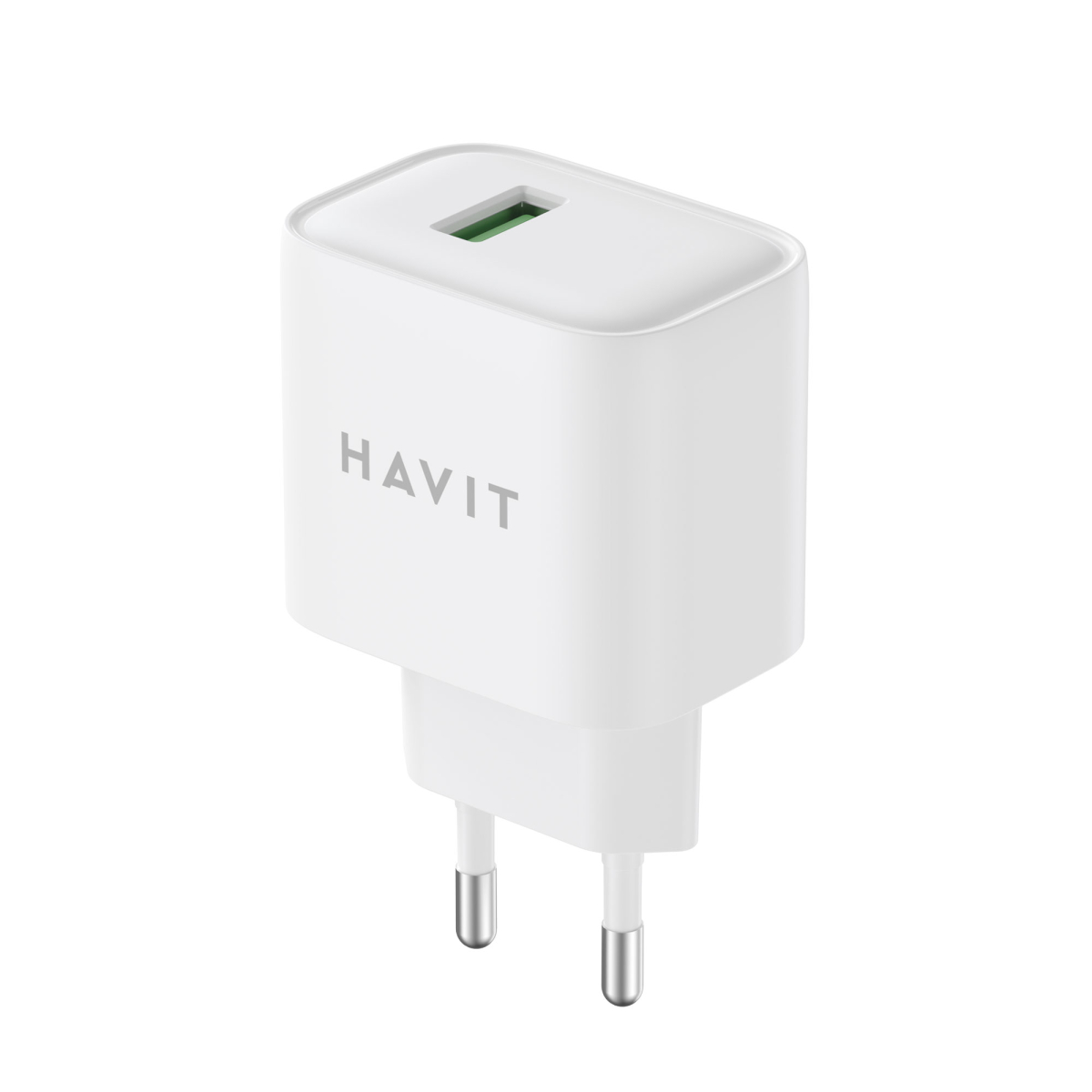 Зарядний пристрій USB 18W швидка зарядка white
