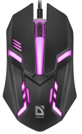 Мишка ігрова Defender Cyber MB-560L USB black