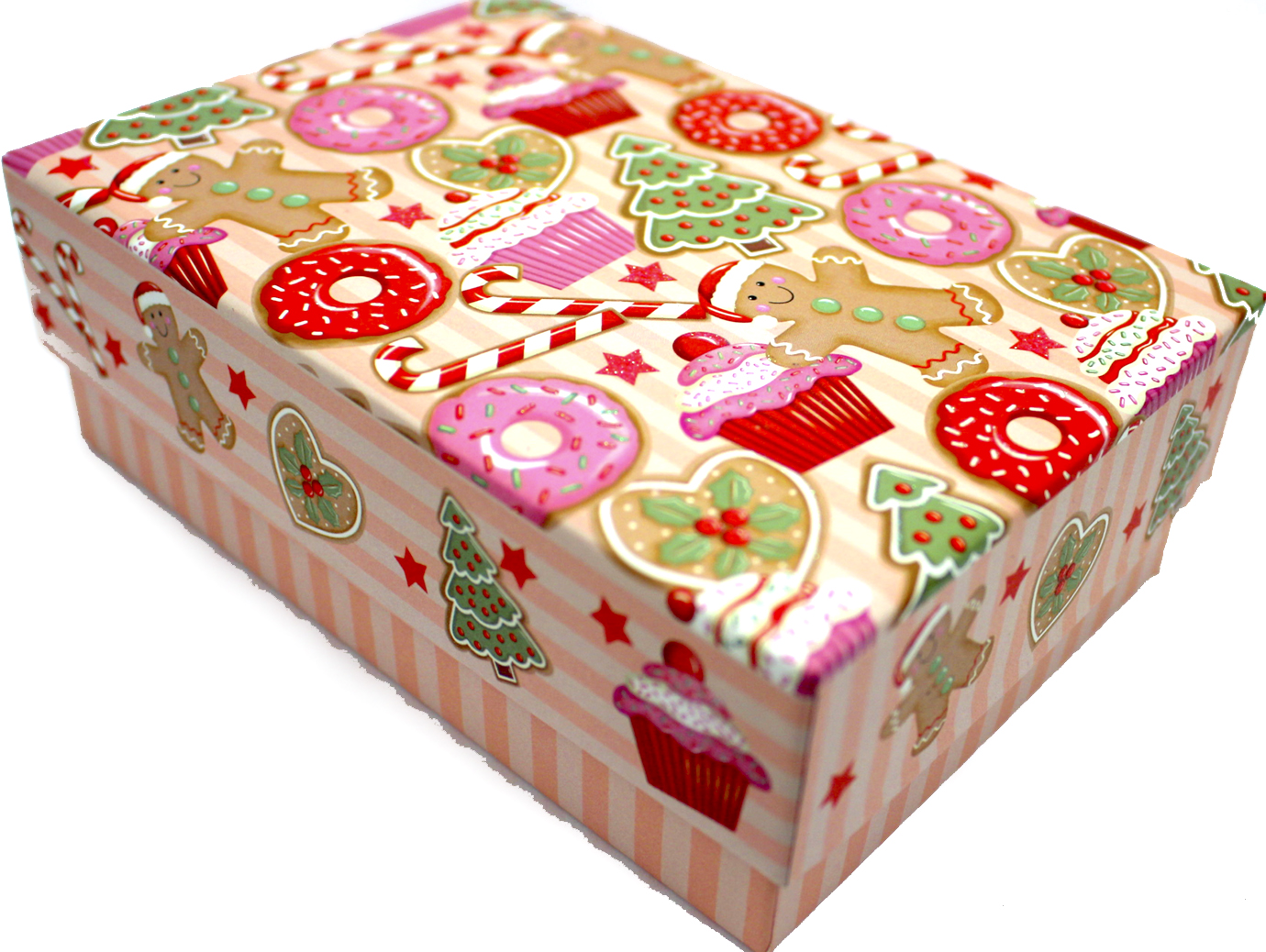 Коробка подарункова Новий Рік 14,5×10×5см