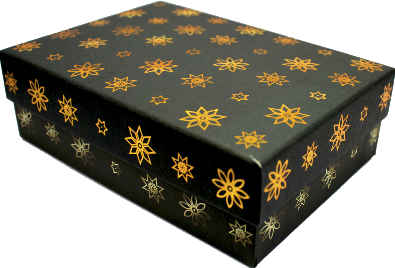 Коробка подарункова Новий Рік 19×13,5×6см