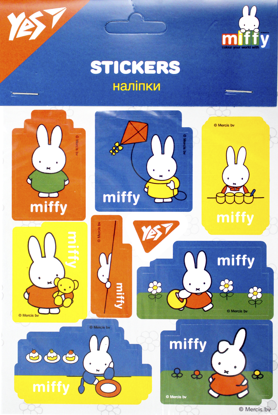 Наліпки Miffy 2″ 2 аркуші