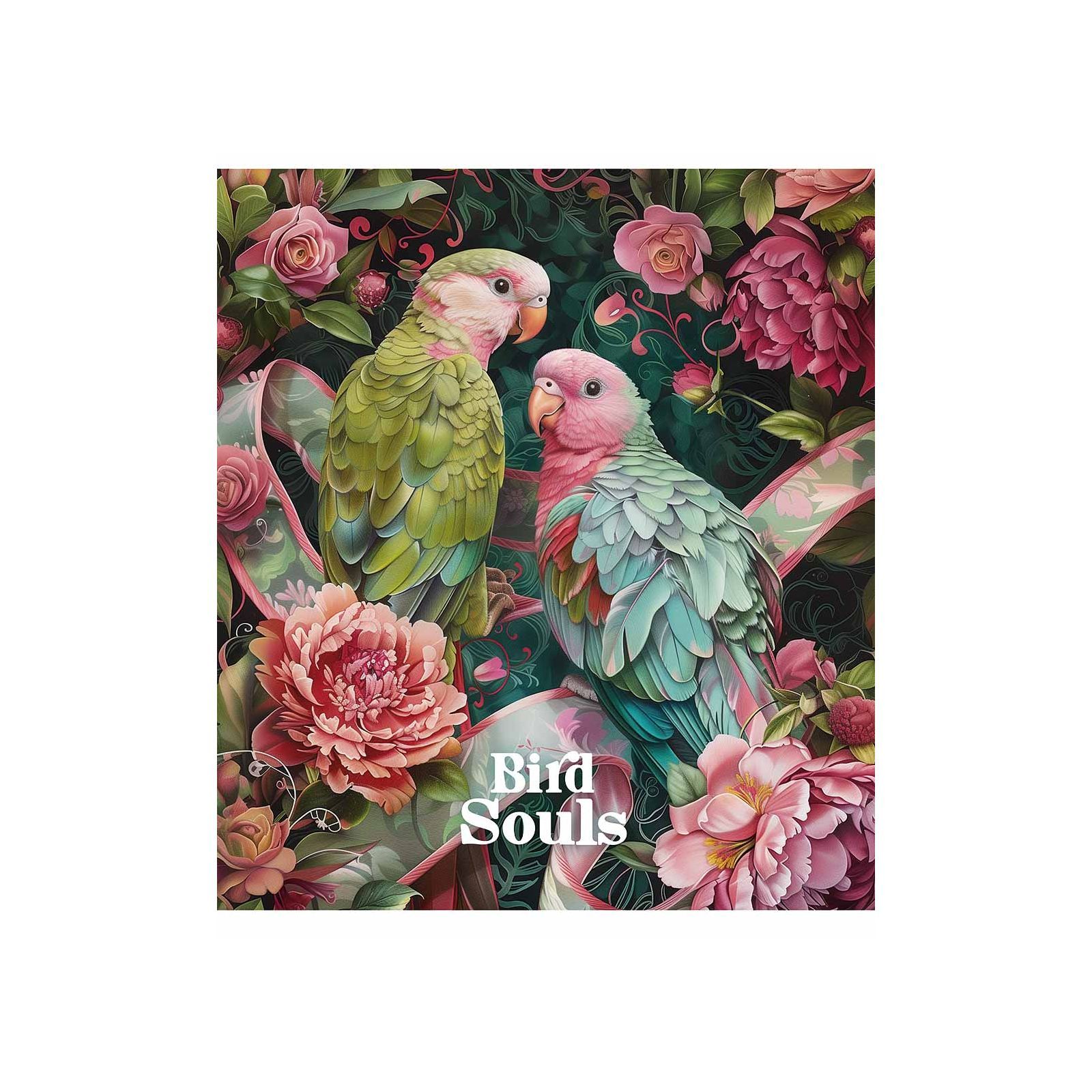 Зошит 48 аркушів клітинка «Bird Souls» УФ-лак