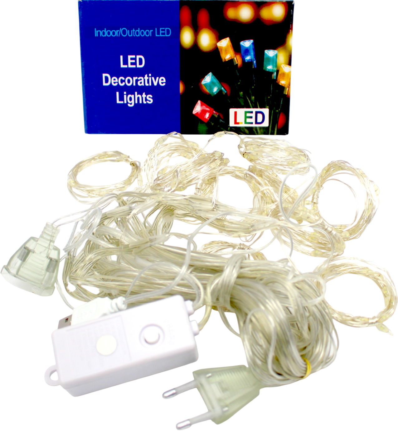 Гірлянда-водоспад електрич. 200LED білий, L-3м H-2м реле 8режимів USB