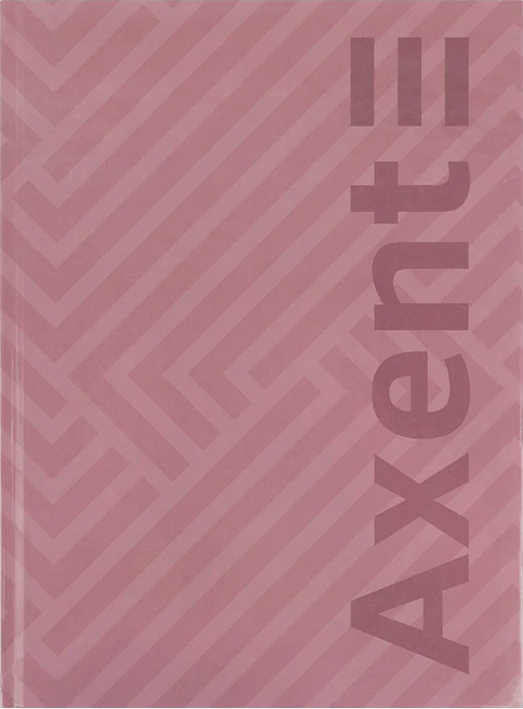 Книга-канцелярська А4 96 аркушів клітинка тверда обкладинка «Pattern» рожева