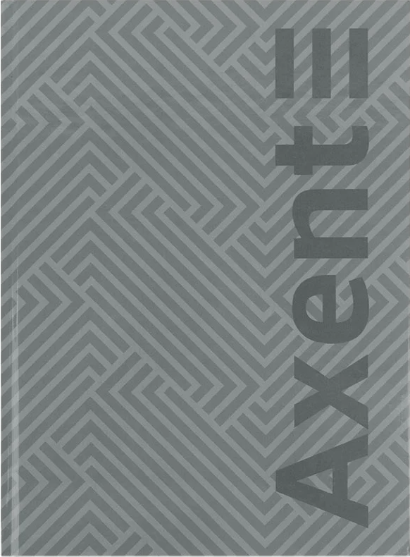 Книга-канцелярська А4 96 аркушів клітинка тверда обкладинка «Pattern» сіра