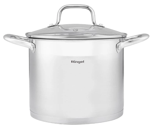 Каструля з нержавіючої сталі «Ringel Curry» 26см 10,4л з кришкою