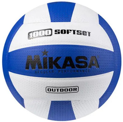 М'яч волейбольний «Mikasa» SoftSet синьо-білий
