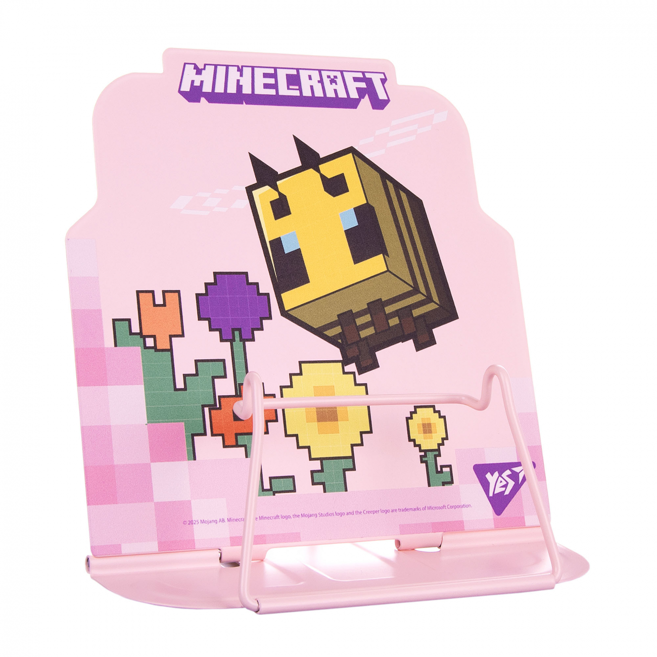 Підставка для книг «Minecraft.Spring» металева, фігурна з висічкою