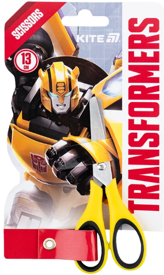 Ножиці дитячі Transformers 13см гумові вставки