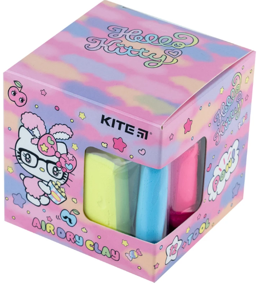 Пластилін Hello Kitty 12 кольоровий+формочка