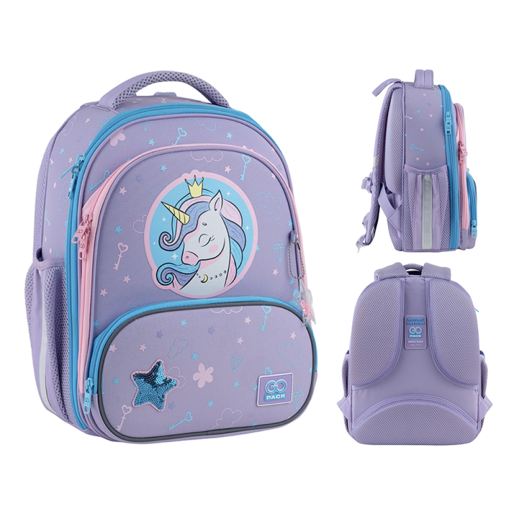 Рюкзак каркасний Education Fairytale Unicorn 2 відділення, 2 кишені
