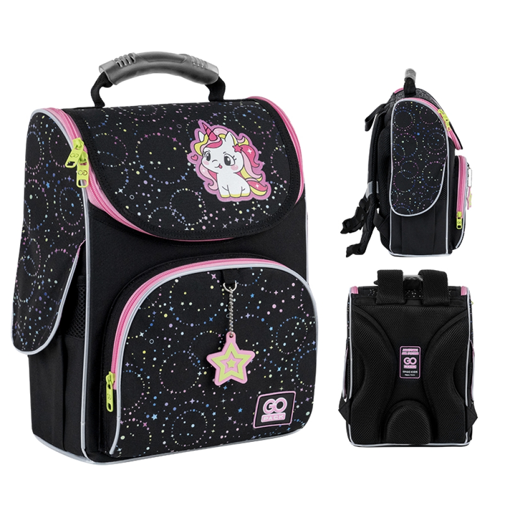 Рюкзак каркасний Education Magical Unicorn 2 відділення, 2 кишені