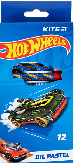 Пастель масляна Hot Wheels 12 кольорів