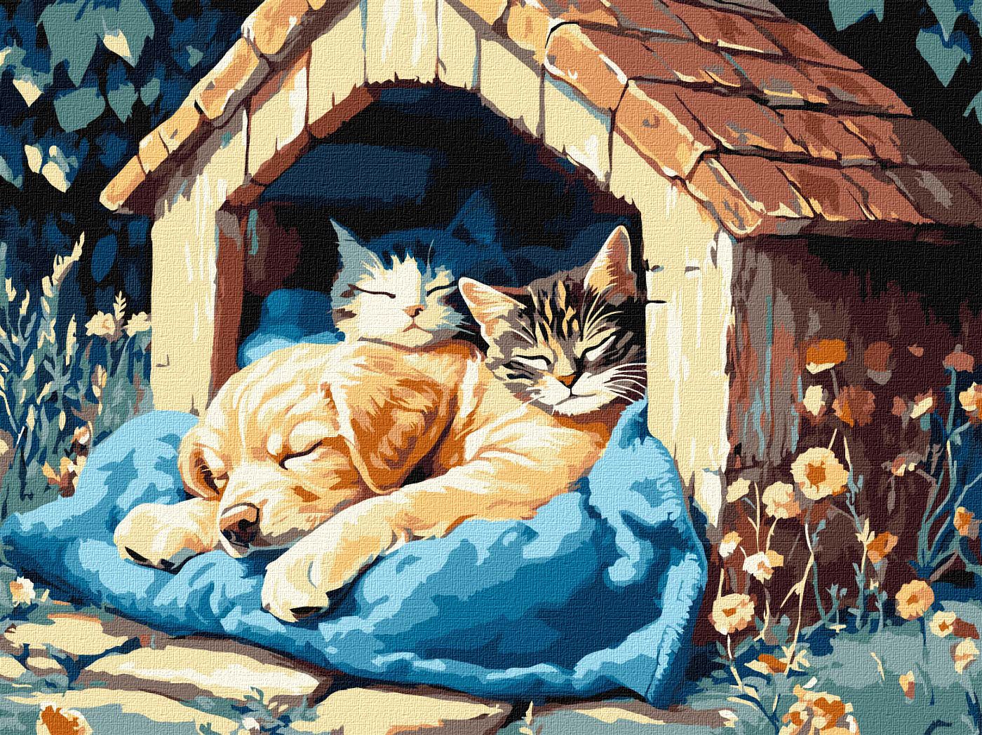Картини по номерах акрилові «Тихий час» 30×40см